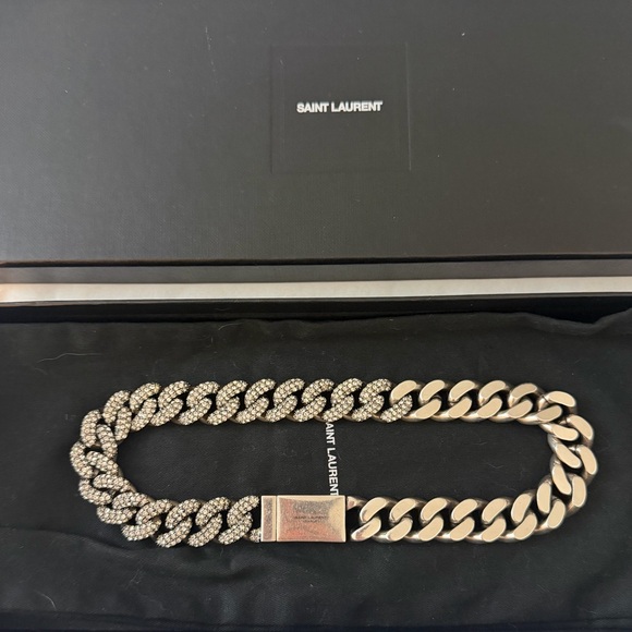 YSL SAINT LAURENT CHOKER NECKLACE - Picture 3 of 8